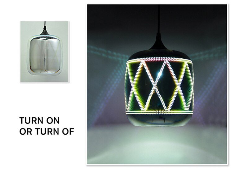 Modern Pendant Glass Lamp Lemina - Felagro.com