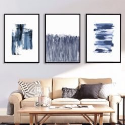 Blue Wall Pictures for Living Room Alcor - Felagro.com