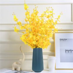 Plastic Flower Vase Decoration Home White Vase Imitation Ceramic Flower Pot Flower Basket Nordic Decoration Vases for Flowers - Felagro.com