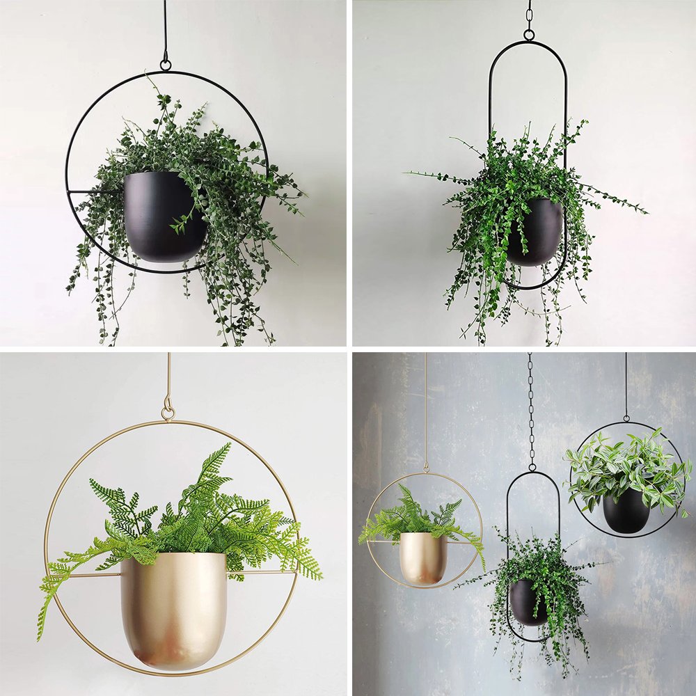 Metal Hanging Flower Pot Cannoli
