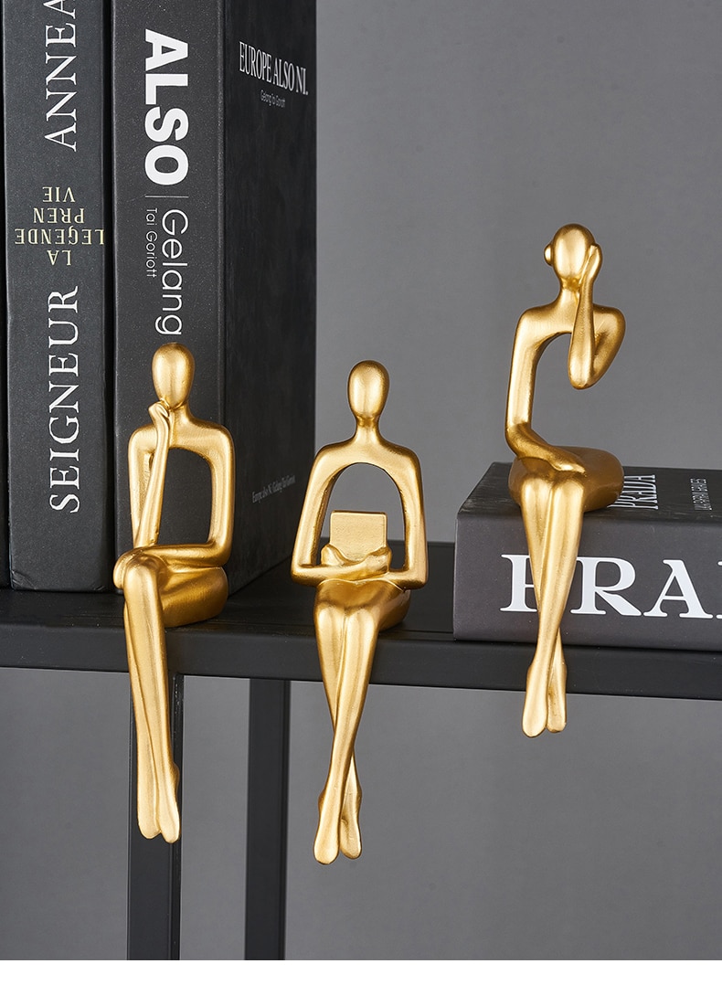 Creative Golden Figurines Enrica