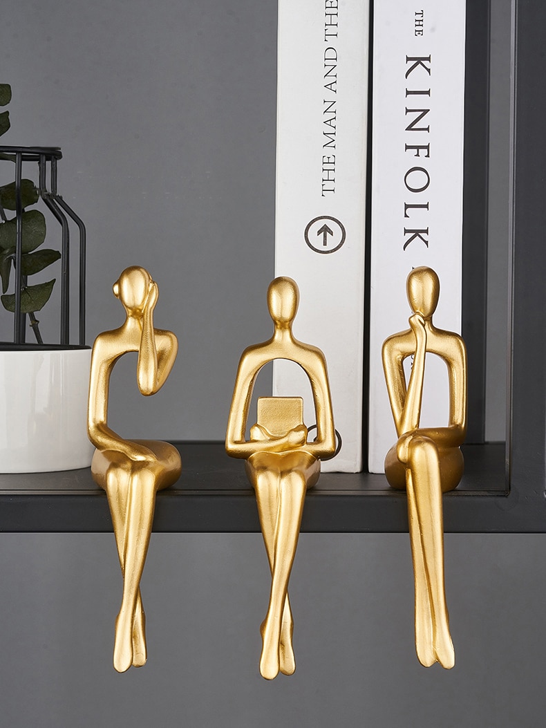 Creative Golden Figurines Enrica