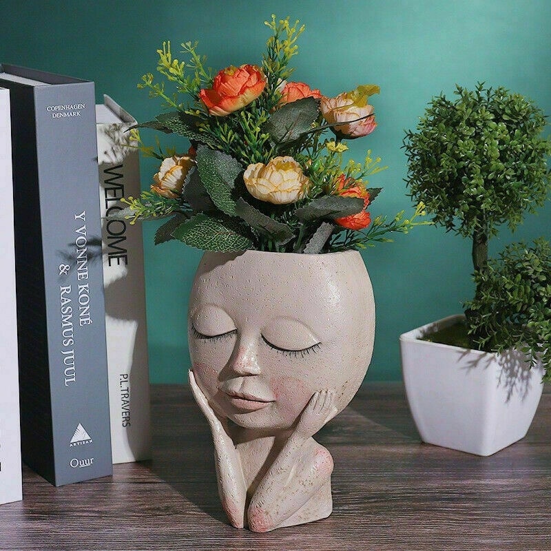 Flower Pot Little Doll Simple Situla