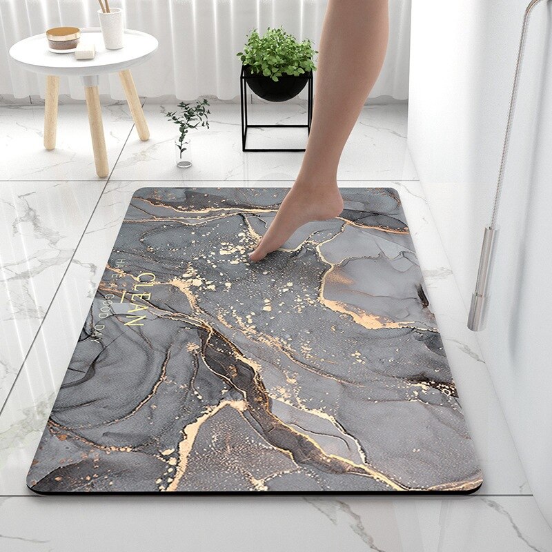 Oval Diatomaceous Earth Bathroom Mat – Feblilac® Mat