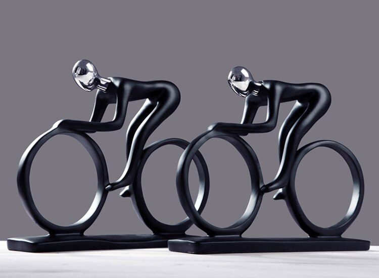 Modern Abstract Resin Bicycler Kraz