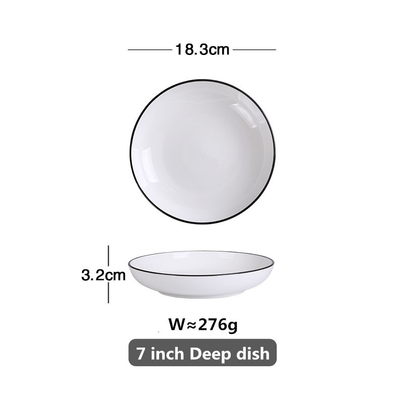 18.3cm Deep dish