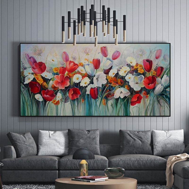Modern Abstract Flower Picture Dors