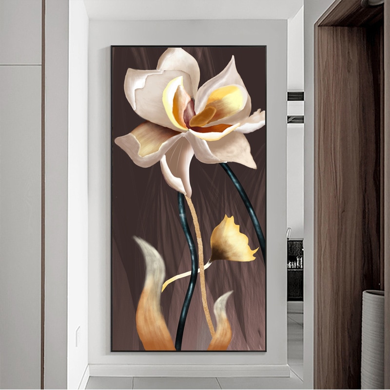 Modern Abstract Flower Picture Dors
